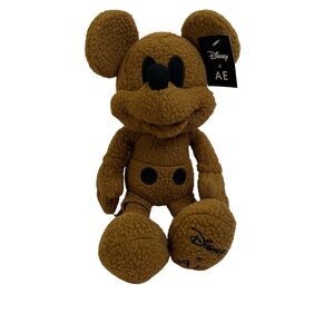 Disney X AE Mickey Mouse American Eagle Special Edition Plush Doll Brown NEW